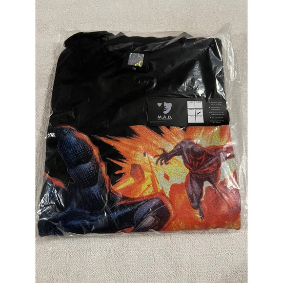 Mask And Disguise M.A.D. Spider-Man 2099 Miles Morales Venom T-Shirt Size XXL - Picture 4 of 6